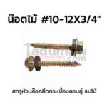 สกรูหัวบล็อคยิงไม้ W10x3/4"