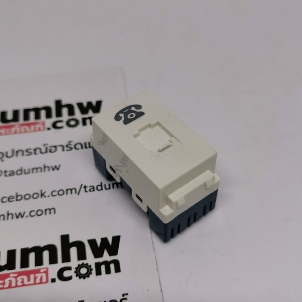 B0096 ปลั๊กเสียบโทรศัพท์ ช้าง ปลั๊กเสียบโทรศัพท์ รุ่นใหม่ (ยี่ห้อ ช้าง) - Image 1