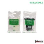 BANDEX เคเบิ้ลไทร์ สายรัด หนวดกุ้ง สีขาว-ดำ - Image 2
