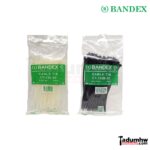 BANDEX เคเบิ้ลไทร์ สายรัด หนวดกุ้ง สีขาว-ดำ - Image 3