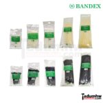 BANDEX เคเบิ้ลไทร์ สายรัด หนวดกุ้ง สีขาว-ดำ