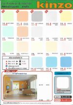 KINZO (23 กก.) สีน้ำทาบ้าน สีทาบ้าน สีทาฝ้า ทาเพดาน ภายใน ขนาด 5 แกลลอน หรือ ถังใหญ่ - Image 2
