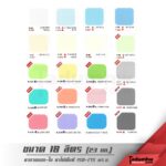 KINZO (23 กก.) สีทาบ้าน​ ชนิดด้าน สีน้ำทาภายนอกและภายใน ขนาด 5 แกลลอน หรือ ถังใหญ่ - Image 2